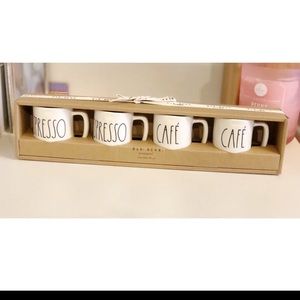Rae Dunn Expresso mini mugs
